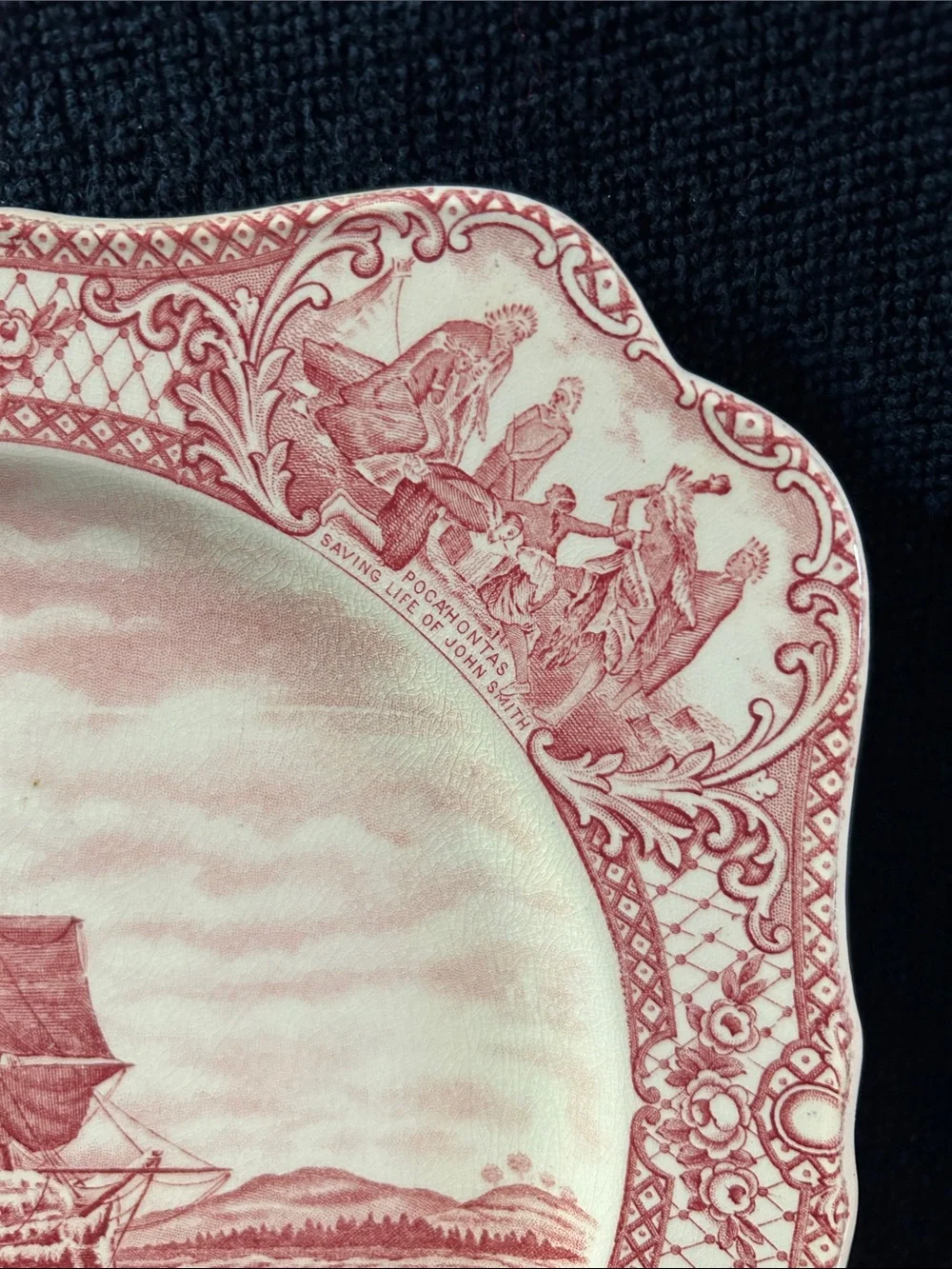 Crown Ducal England colonial times